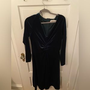Velvet Green cocktail dress